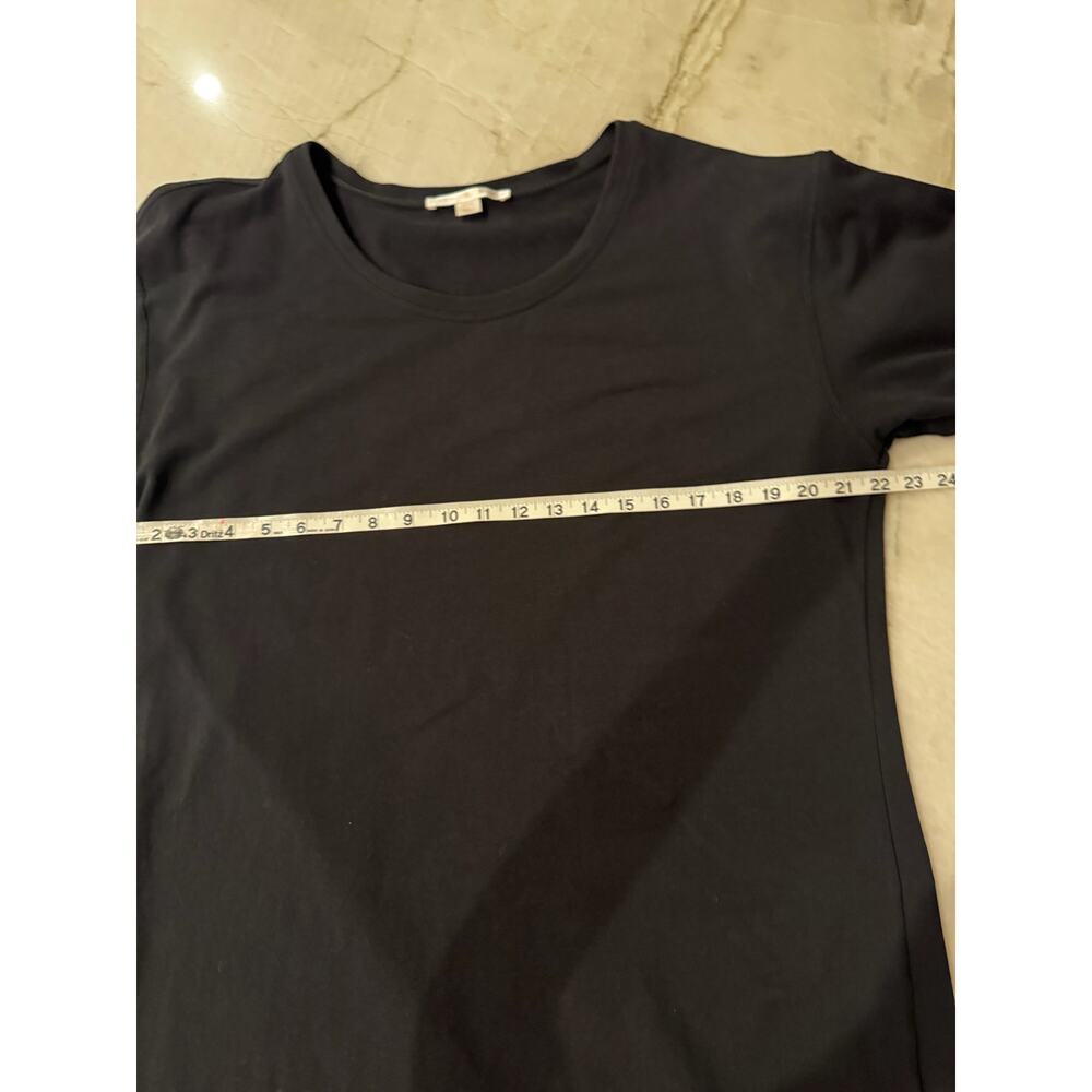 Boston Proper Knee length Dress Sz L Black Knit Travel Collection long sleeve - Picture 8 of 11